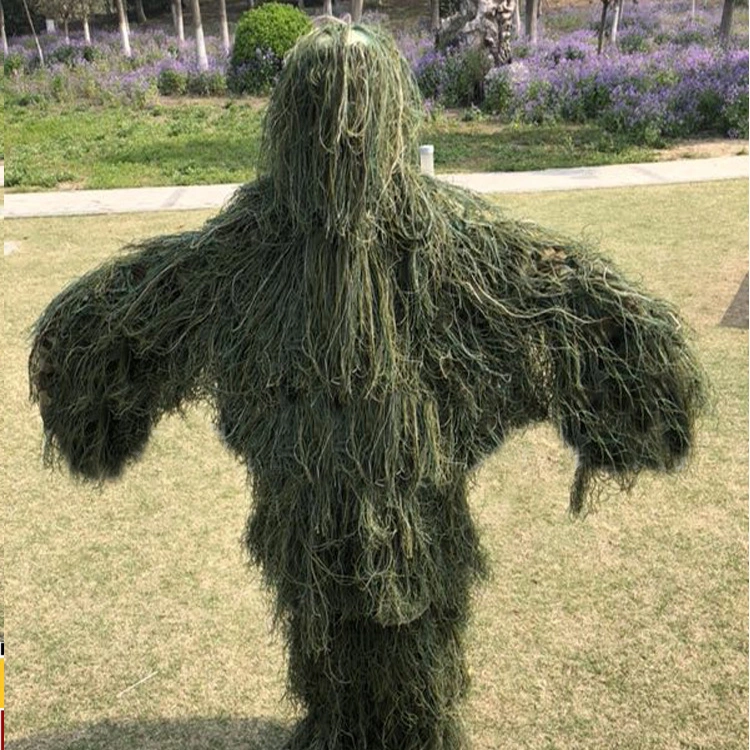 Costume Jungle Wool Costume Green Burr Hunting Wear