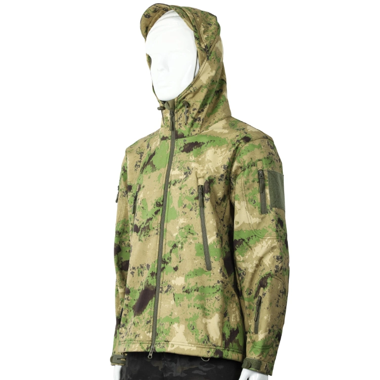 Outdoor Hunting Waterproof Jacket Softshell with Fleece Lining Men&prime; S Jacket
