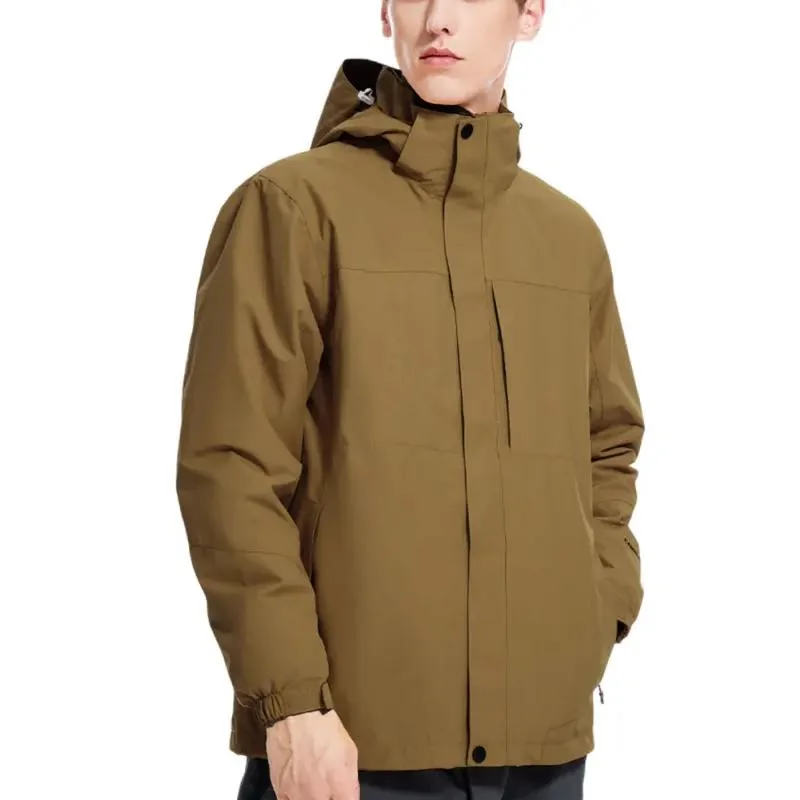 Custom Made High Quality Outdoor Men&prime;s Ski Wear Windproof Rain Jacket Coat