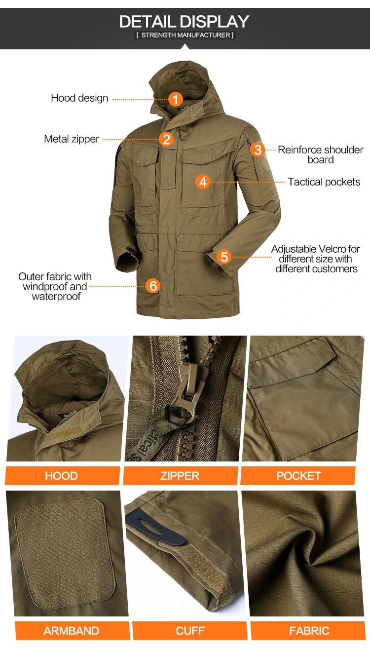 2019 Fashion Military Tactical Uniform Windbreaker Hunting Wear