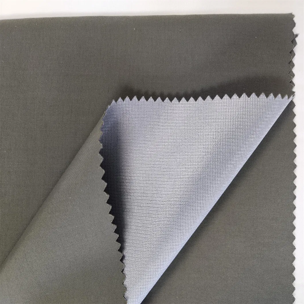 100%Nylon Taslan Fabric Softshell Limination Bonded Tricot Fabric for Skiing Jacket Sportswear