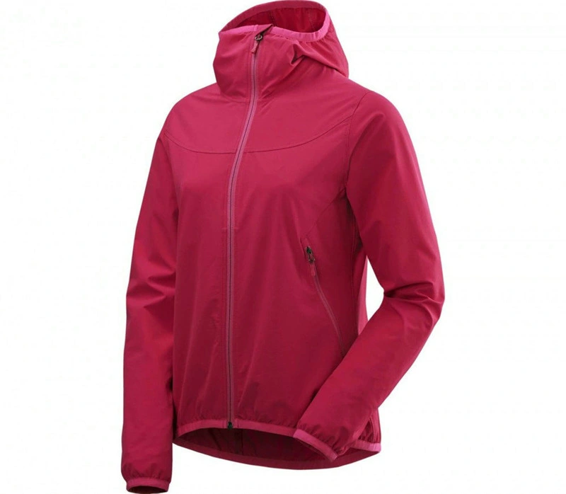 Wind Resistant Hooded Soft Shell Jacket for Sale