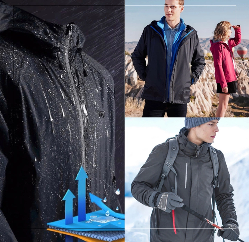 Popular Design Four Way Stretch Bonded Jacquard Polar Fleece Softshell for Winter Outdoor Jackets